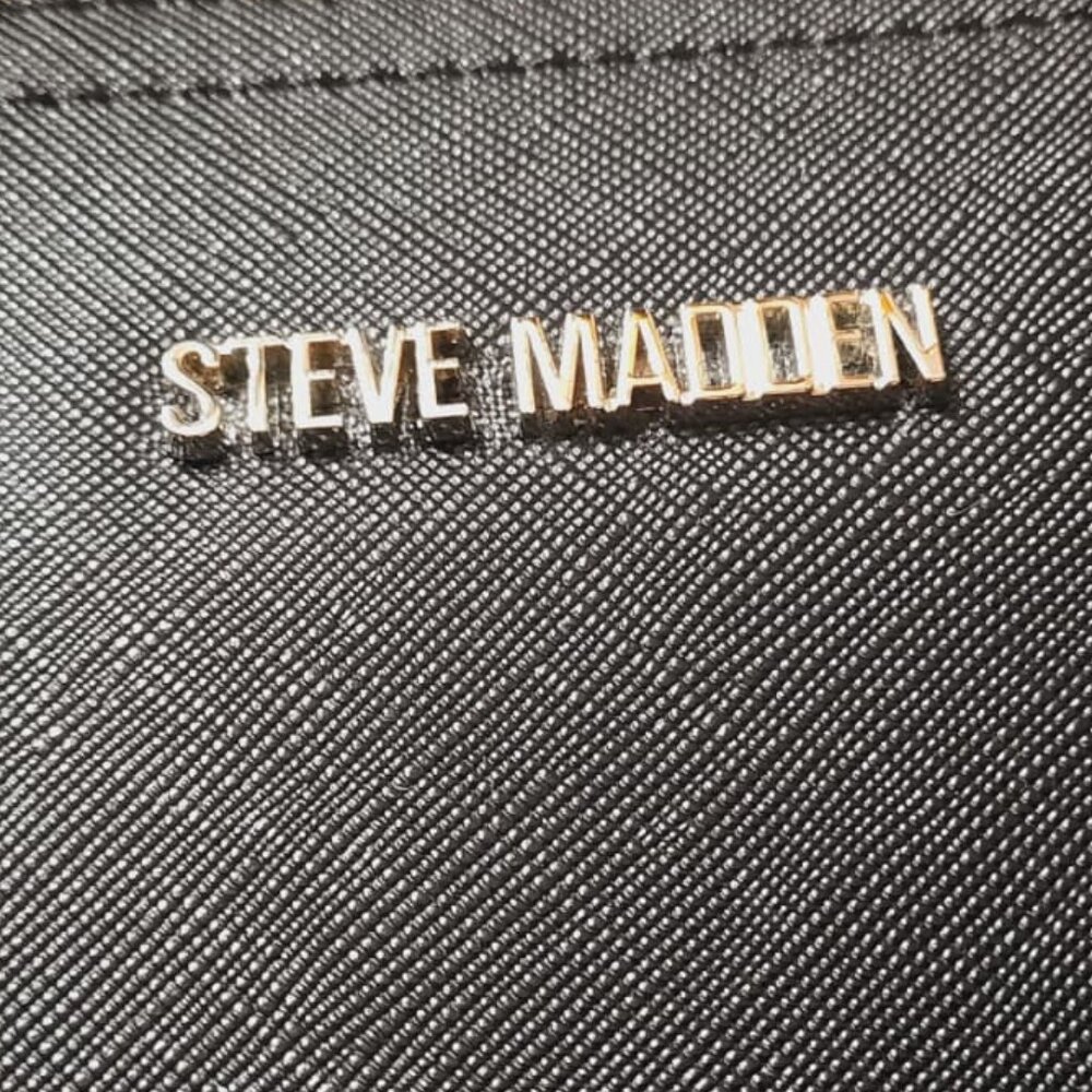 Steve Madden Crossbody bag black and grey, NEW - Picture 5 of 15